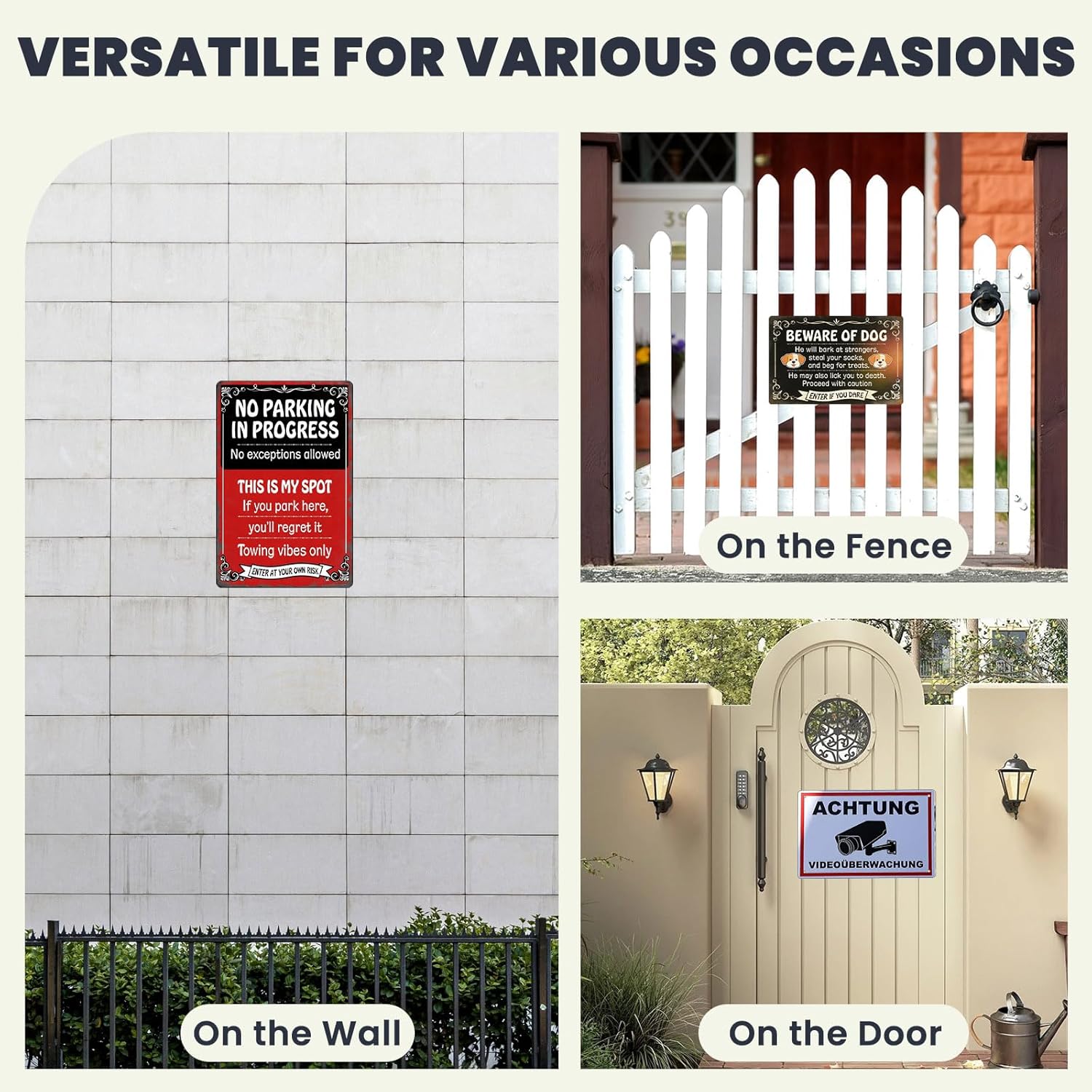 Welcome. Please Lower Your Expectations. Metal Sign